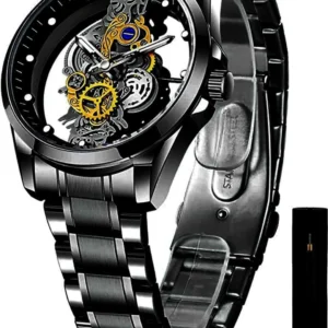 Anshika Collection Genuine Leather Watches for Men